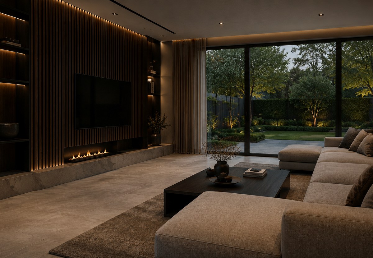 Luxe aanbouw met lichtstraat